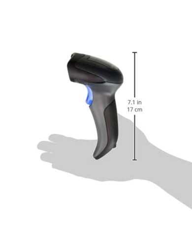 Lector Codigo de Barras Datalogic QUICKSC 2D BLACK +USB STRAIGHT +STAND (QD2430-BKK1S)