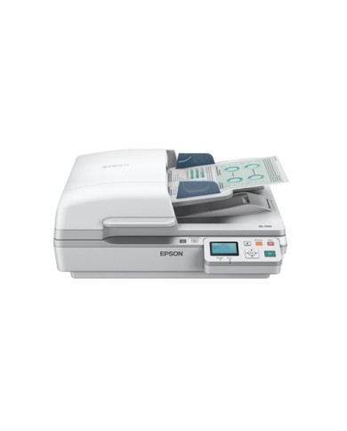 ESCANER EPSON  DS7500 CAMA PLANA Y ADF 40 PPM A4 DUPLEX ADF 100 HOJAS CICLO TRABAJO 4.000 COPIAS AL DIA (B11B205321)
