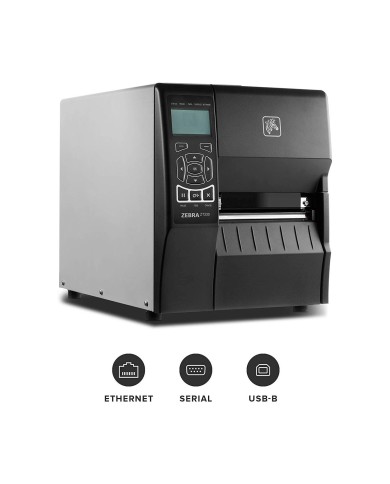 IMPRESORA ZEBRA TRANSFERENCIA TERMICA ZT230 TT 203DPI SER/USB/ETHERNET US POWER CORD (ZT23042-T01200FZ)
