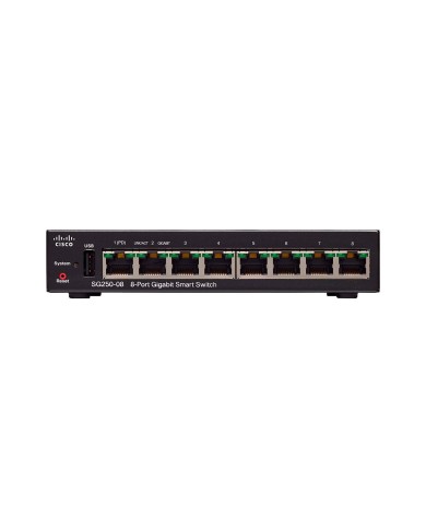 SWITCH SMART CISCO SG250-08 8 PORT GIGABIT (SG250-08-K9-NA)