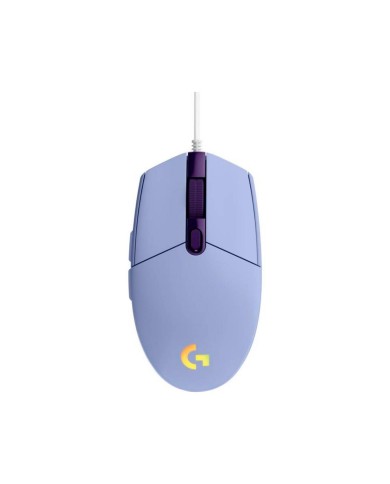 Mouse Logitech G203 RGB LIGHTSYNC Lila 8.000 DPI 6 botones programables   (910-005852)