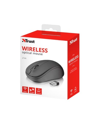 Mouse Trust Ziva Wireless Compact Microreceptor USB ambidiestro (21509)