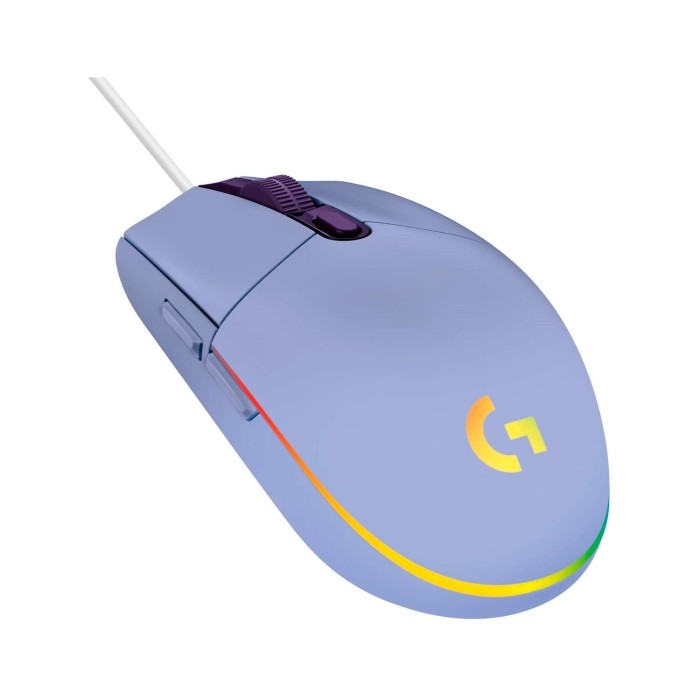 Mouse Logitech G203 RGB LIGHTSYNC Lila 8.000 DPI 6 botones programables   (910-005852)