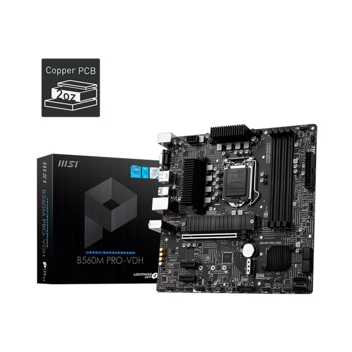 Tarjeta Madre MSI  B560M PRO-VDH Socket 1200 Intel Micro ATX
