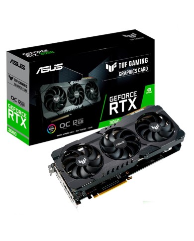Tarjeta de Video ASUS TUF Gaming GeForce RTX 3060 OC Edition de 12GB GDDR6