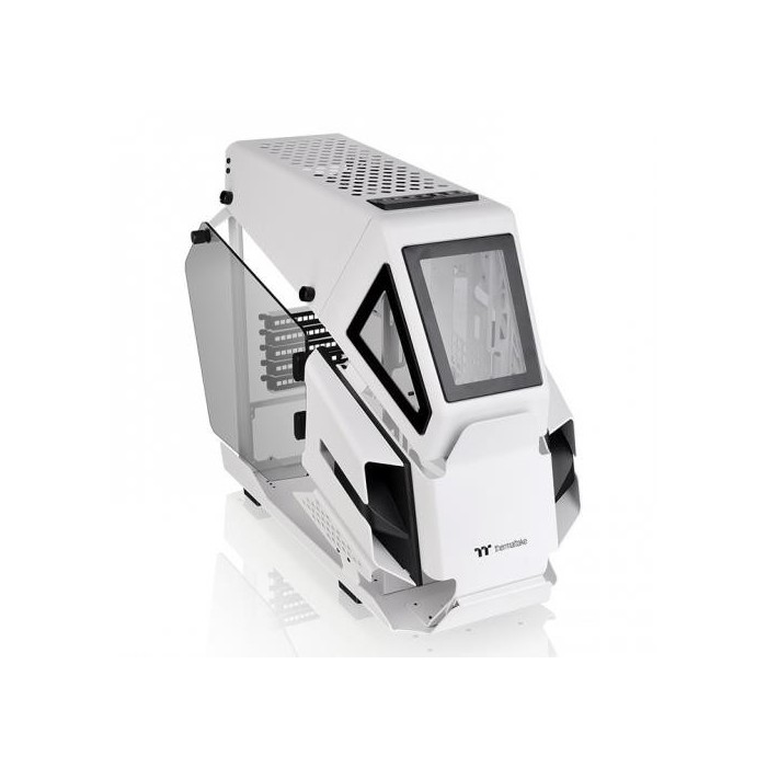 Gabinete Gamer Thermaltake AH T200, Micro-Case, Micro-ATX, Mini-ITX, Vidrio templado, Color blanco