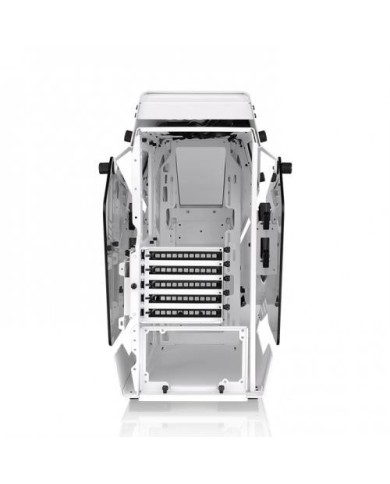 Gabinete Gamer Thermaltake AH T200, Micro-Case, Micro-ATX, Mini-ITX, Vidrio templado, Color blanco