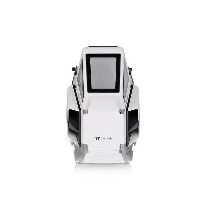 Gabinete Gamer Thermaltake AH T200, Micro-Case, Micro-ATX, Mini-ITX, Vidrio templado, Color blanco