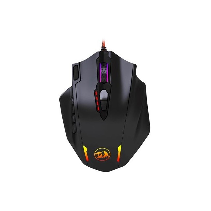 Mouse gamer Redragon Impact M908 RGB 12.400 DPI 18 botones (29REDM9080)