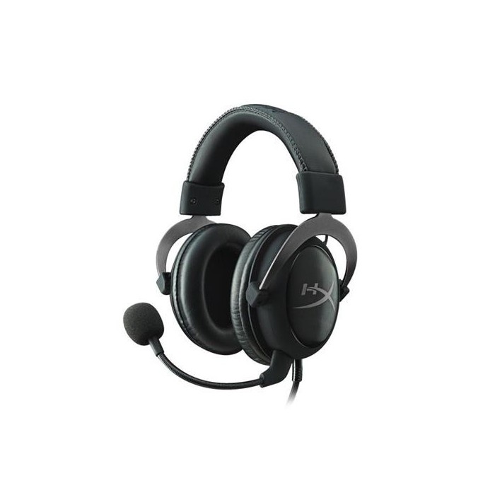 Audífonos Gamer HyperX Cloud II Gun Metal - Micrófono - Jack 3.5 (KHX-HSCP-GM)