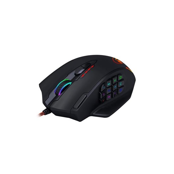 Mouse gamer Redragon Impact M908 RGB 12.400 DPI 18 botones (29REDM9080)