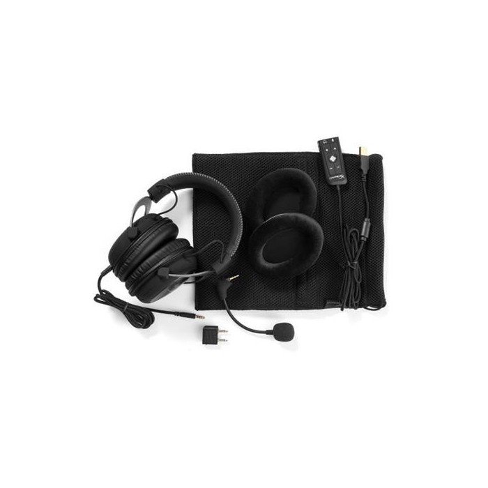 Audífonos Gamer HyperX Cloud II Gun Metal - Micrófono - Jack 3.5 (KHX-HSCP-GM)