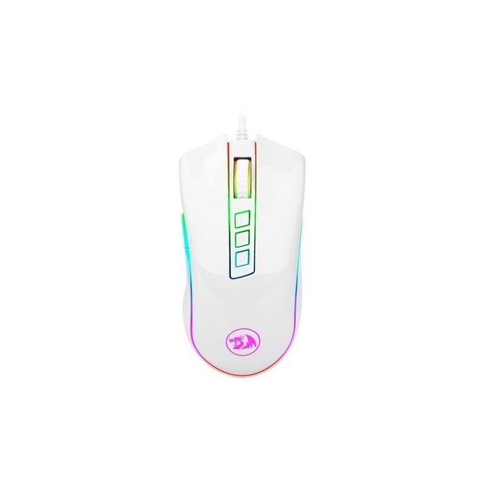 Mouse gamer Redragon Cobra Blanco RGB M711 10.000 DPI (29REDM711W)