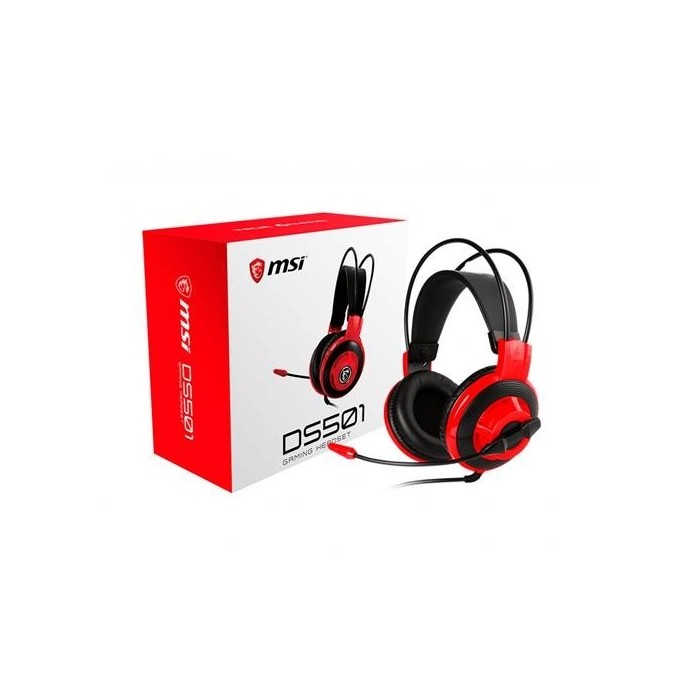 Audífono Gamer MSI DS501 3.5mm con Micrófono Ajustable (DS501)