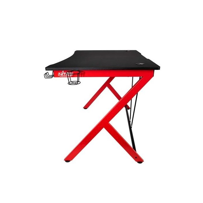 Escritorio gamer Nitro Concepts D12 Black Red 116x76cm (29NTTDK010)