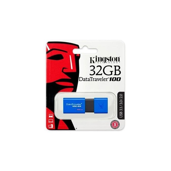 Pendrive Kingston 32GB DataTraveler 100 G3 USB 3.0 (KC-U7132-6UB)