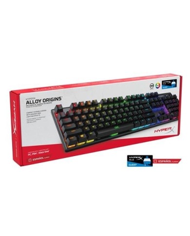 Teclado mecánico HyperX Alloy Origins RGB - Switch Blue - Español (HX-KB6BLX-LA)