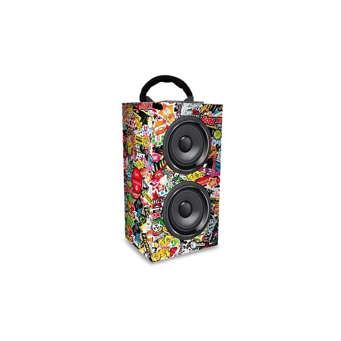 Parlante MLAB Desing Stickers Multimedia BT/USB/FM/AUX (6986)