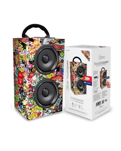 Parlante MLAB Desing Stickers Multimedia BT/USB/FM/AUX (6986)