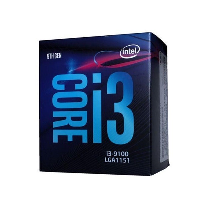 Procesador Intel i3-9100 3.6GHz 6MB LGA1151 9th Gen (BX80684I39100)