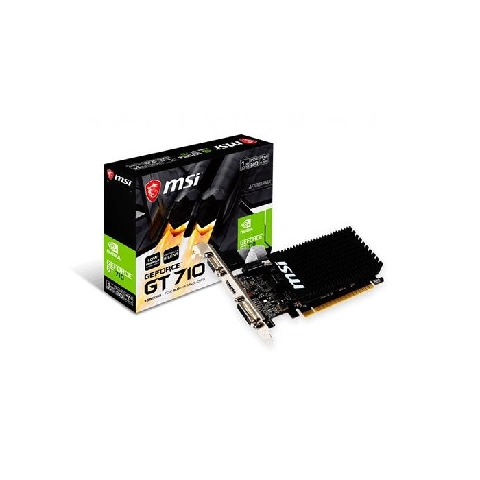 Tarjeta de Video MSI GeForce GT 710 1GB DDR3 (GT7101GD3HLP)