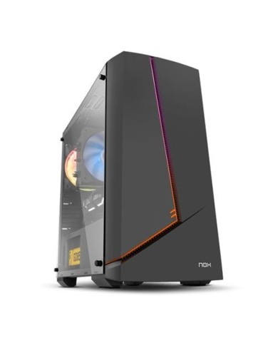 Gabinete Nox Infinity Alpha ARGB MINI TOWER - Micro ATX y Mini-ITX (115NX00003)