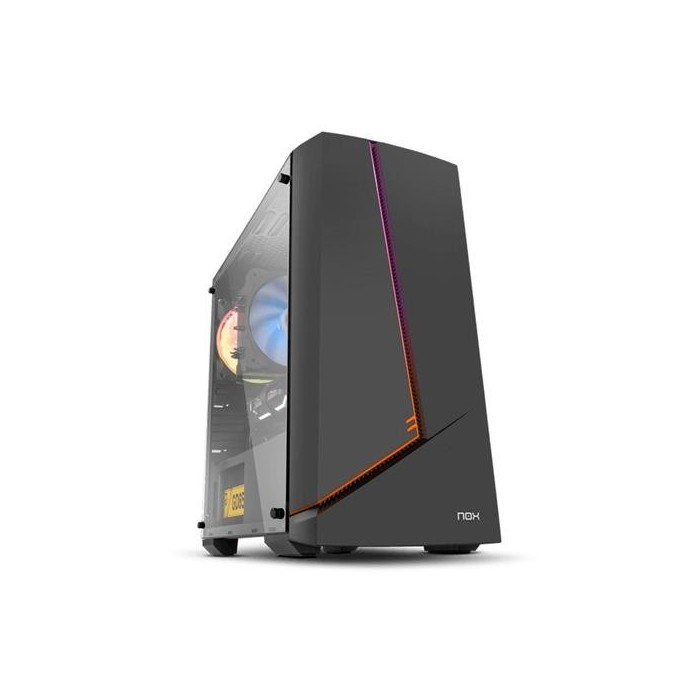 Gabinete Nox Infinity Alpha ARGB MINI TOWER - Micro ATX y Mini-ITX (115NX00003)