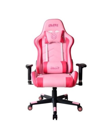 Silla Gamer Stratos 2D Njoytech Rosada (NJ-FC07PNK)
