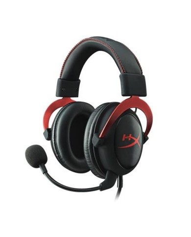 Audífonos Gamer HyperX Cloud II  / Micrófono - Jack 3.5 - Negro/Rojo (KHX-HSCP-RD)