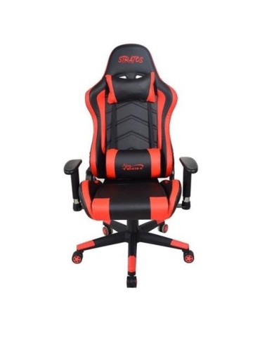 Silla Gamer Stratos 2D Njoytech Roja (NJ-F01GMC)