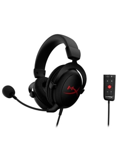 Audífonos gamer HyperX Cloud Core 7.1 - PC, Xbox One, PS4, Mac, Switch (HX-HSCC-2-BK/WW)