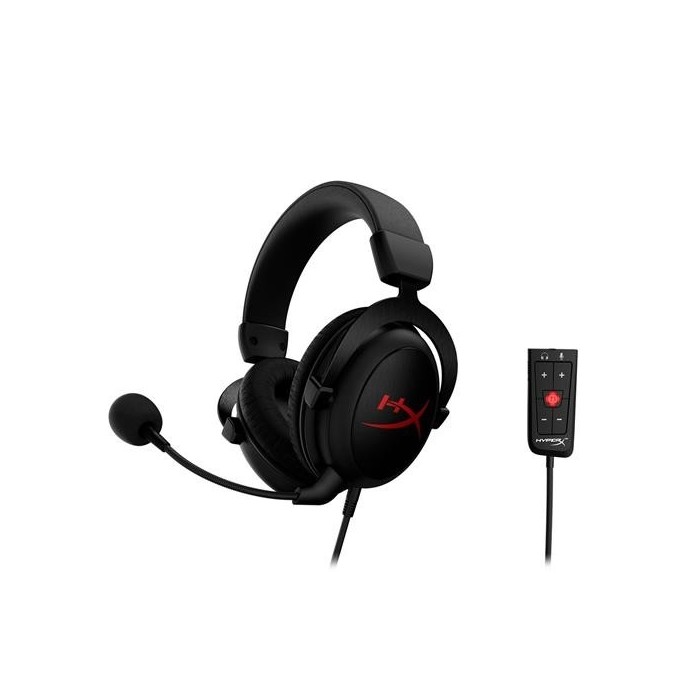 Audífonos gamer HyperX Cloud Core 7.1 - PC, Xbox One, PS4, Mac, Switch (HX-HSCC-2-BK/WW)