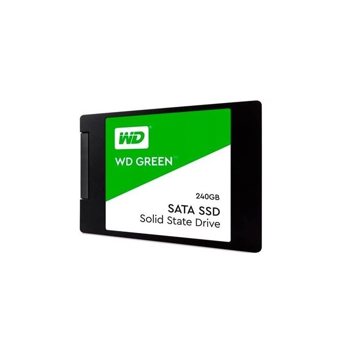 Disco duro SSD Western Digital 240GB Green 2.5"| Lectura 540 MB/s, SATA 6.0Gb/s (WDS240G2G0A)