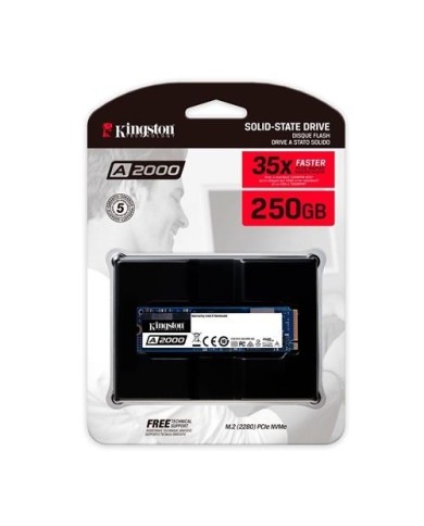 Unidad SSD 250GB Kingston A2000 M.2 2280 NVMe (SA2000M8/250G)