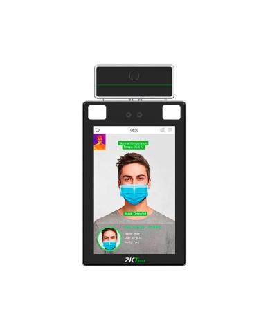 Control de Acceso Facial y Palma Zkteco c/ Medicion de temp. (ProFace X [TI])