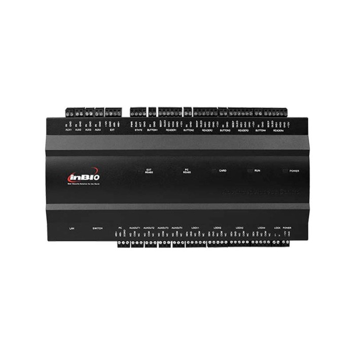 Controlador 4 Puertas ZKTeco PIN+Proxy. Incluye Gabinete - Ethernet (INBIO460)
