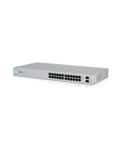 Switch Ubiquiti US-24 UniFi   24xGigE L2   Sin PoE  (US-24)