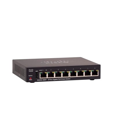Switch Cisco Small Business SG250-08HP  -L3 - smart - 8 x 10/100/1000 (SG250-08HP-K9-NA)