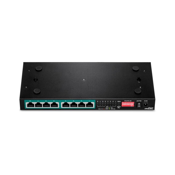Switch Trendnet  largo alcance 8xGE PoE+(65W) 200mts (TPE-LG80)