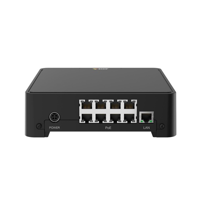 Grabadora compacta Axis S3008 Switch para Vigilancia UHD, 8 Puertos RJ45 10/100 PoE, USB 3.0, HDD