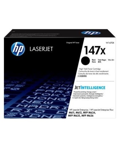 Cartucho de tóner HP Laser 147X Alto Rendimiento Negro