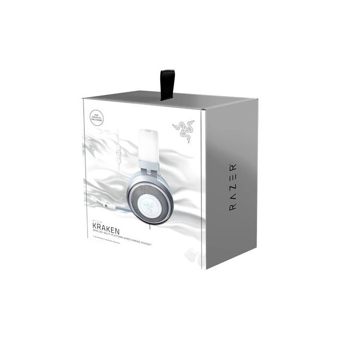 Audifono Razer Kraken Mercury White Multiplataforma 3.5 mm (107RZ00069)