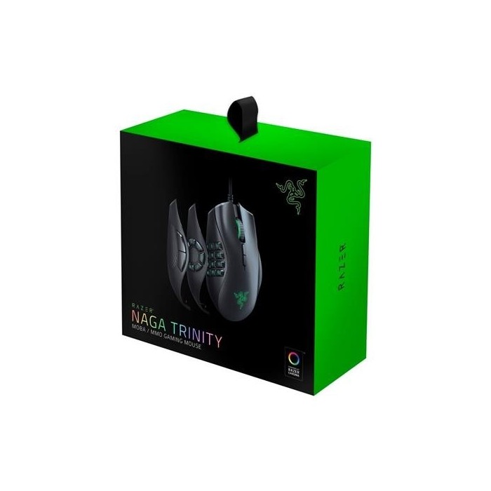 Mouse gamer Razer Naga Trinity RGB - 16.000 DPI (100RZ00036)