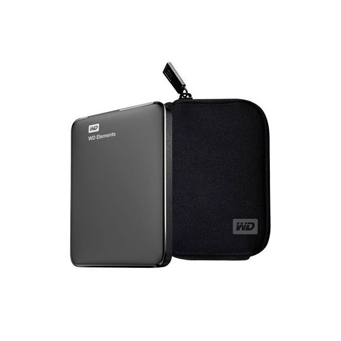Disco duro externo Western Digital 4TB USB 3.0 + Funda de Transporte (KT022XCL01)