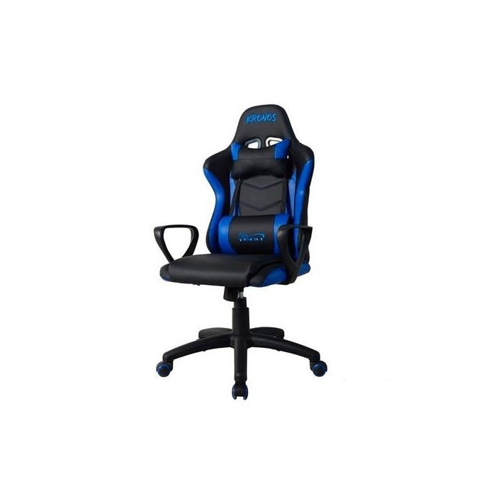 Silla Gamer Njoytech Kronos Azulegro para niños (NJ-GC2566B)