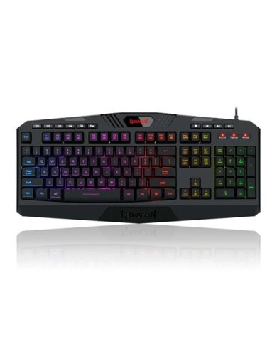 Teclado Gamer Redragon K503 Harpe RGB Membrana Español (K503A-RGB-SP)