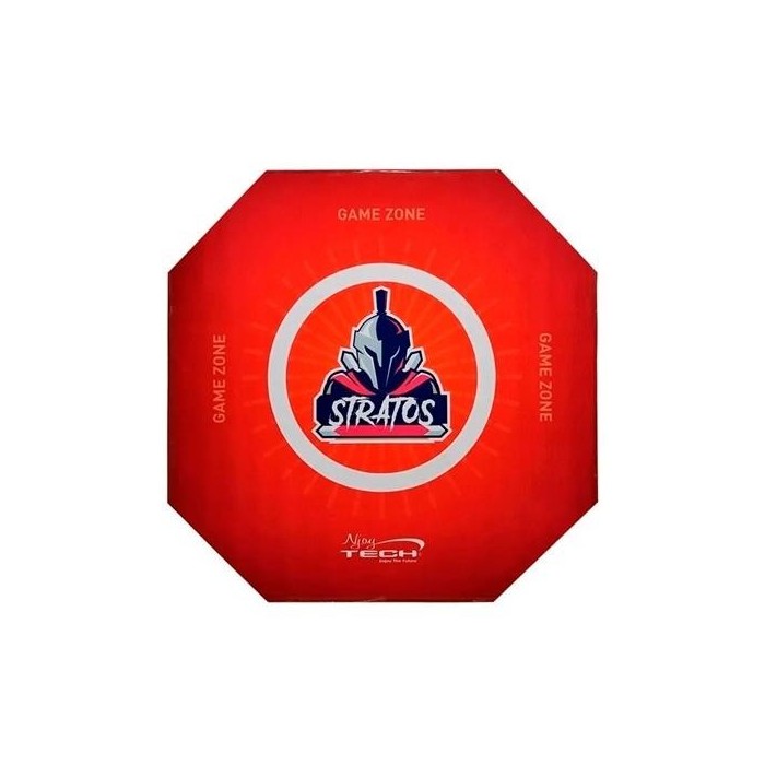 Alfombra gamer Njoytech para sillas Stratos Rojo (NJ-PRORED4)