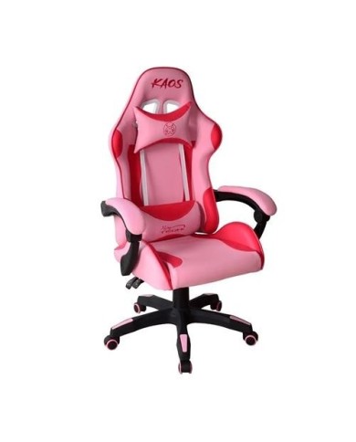 Silla gamer NjoyTech Kaos Rosada (NJ-KS2410P)