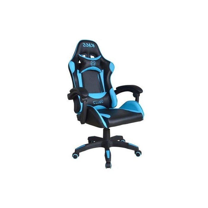 Silla gamer NjoyTech Kaos Celeste (NJ-KS2410A)