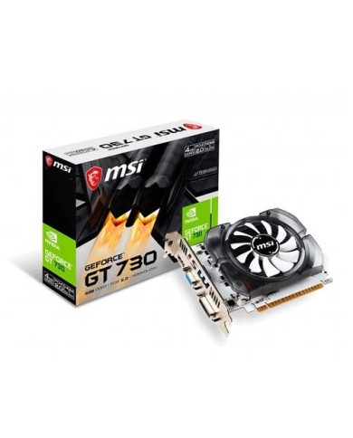 Tarjeta de video MSI GeForce GT730 DDR3 de 4096MB (N730-4GD3V2)